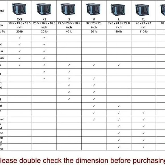 Captain Pet Soft Crate Black & Red Steel Frame Foldable Travel Pet House SU81 - Picture 7 of 7